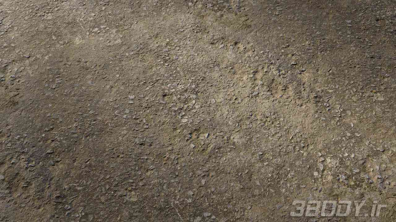 متریال بتن زبر rough concrete عکس 1